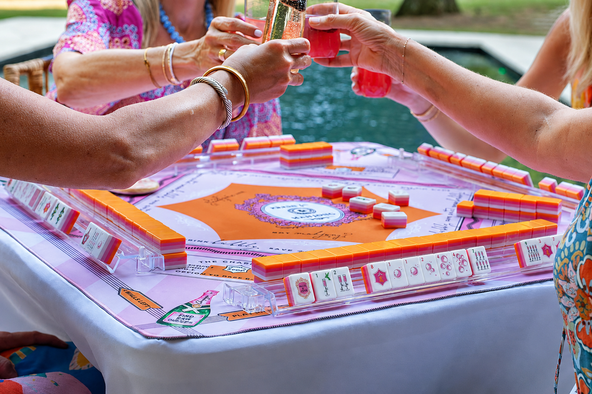 Valcrest™ Masquerade Garden American Mahjong Set – 160 Tiles