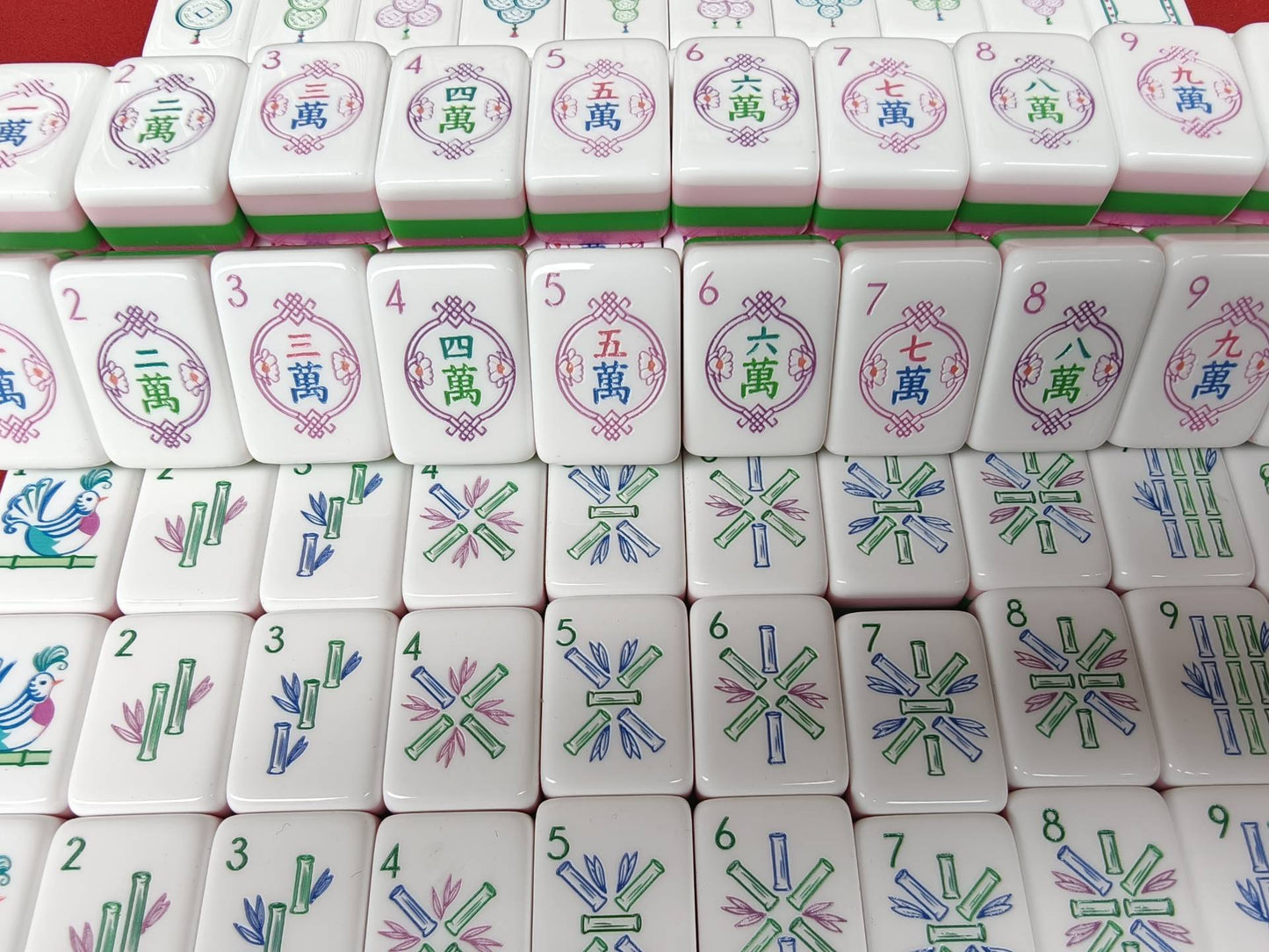 Valcrest™ Elephant Blossom American Mahjong Set – 160 Tiles