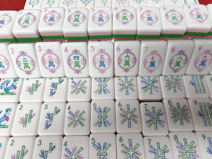 Valcrest™ Elephant Blossom American Mahjong Set – 160 Tiles
