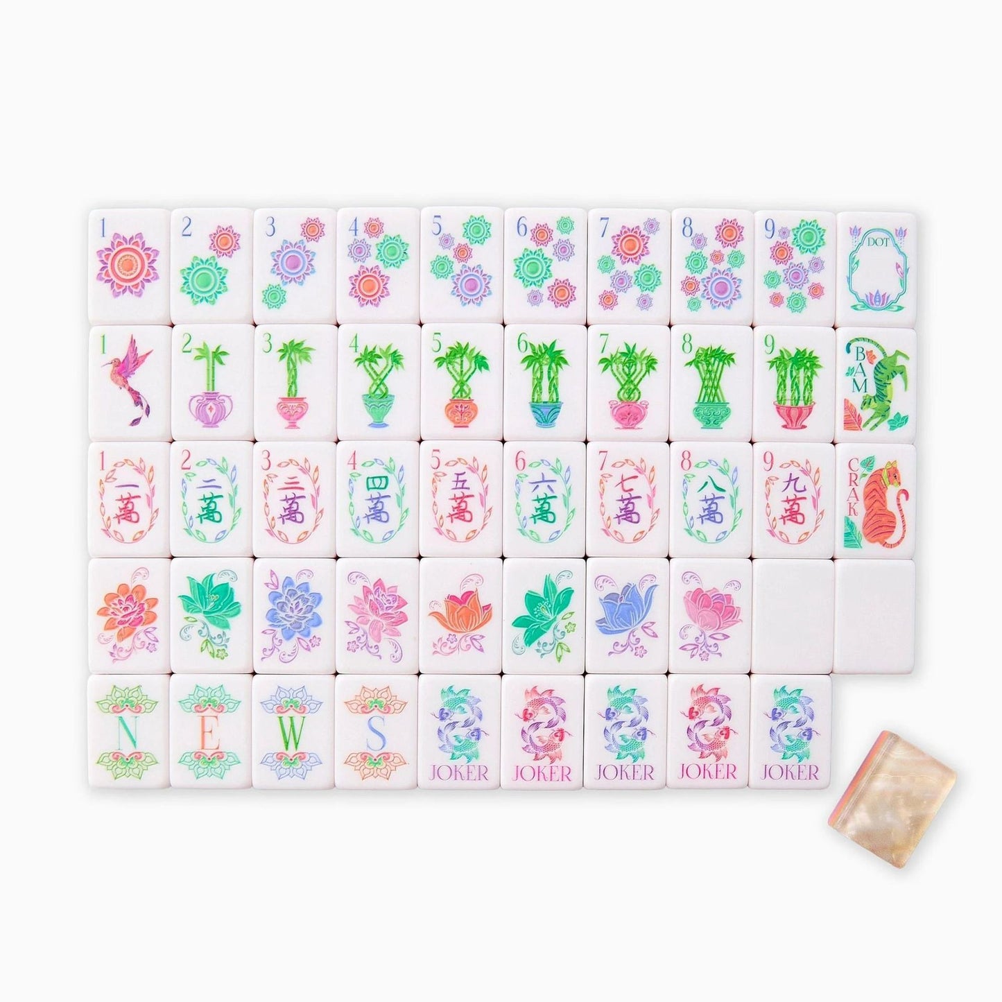 Valcrest™ Pearl Garden American Mahjong Set – 160 Tiles