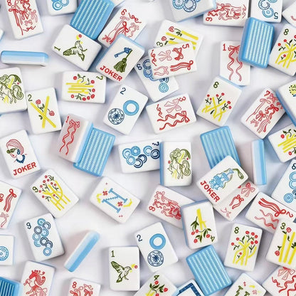Valcrest™ Ribbon Bloom American Mahjong Set – 160 Tiles