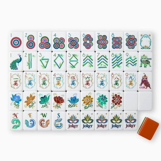 Valcrest™ Masquerade Garden American Mahjong Set – 160 Tiles