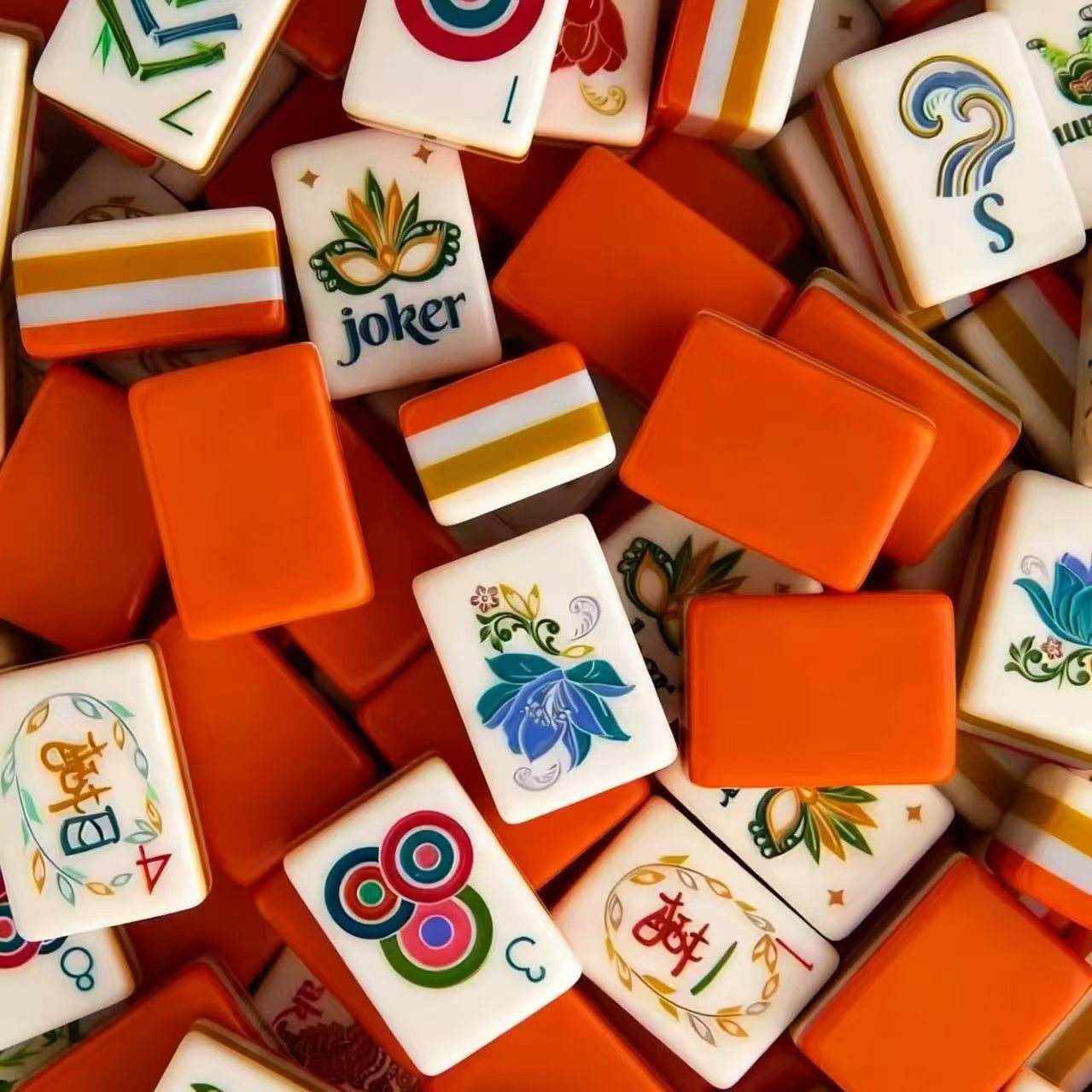 Valcrest™ Masquerade Garden American Mahjong Set – 160 Tiles