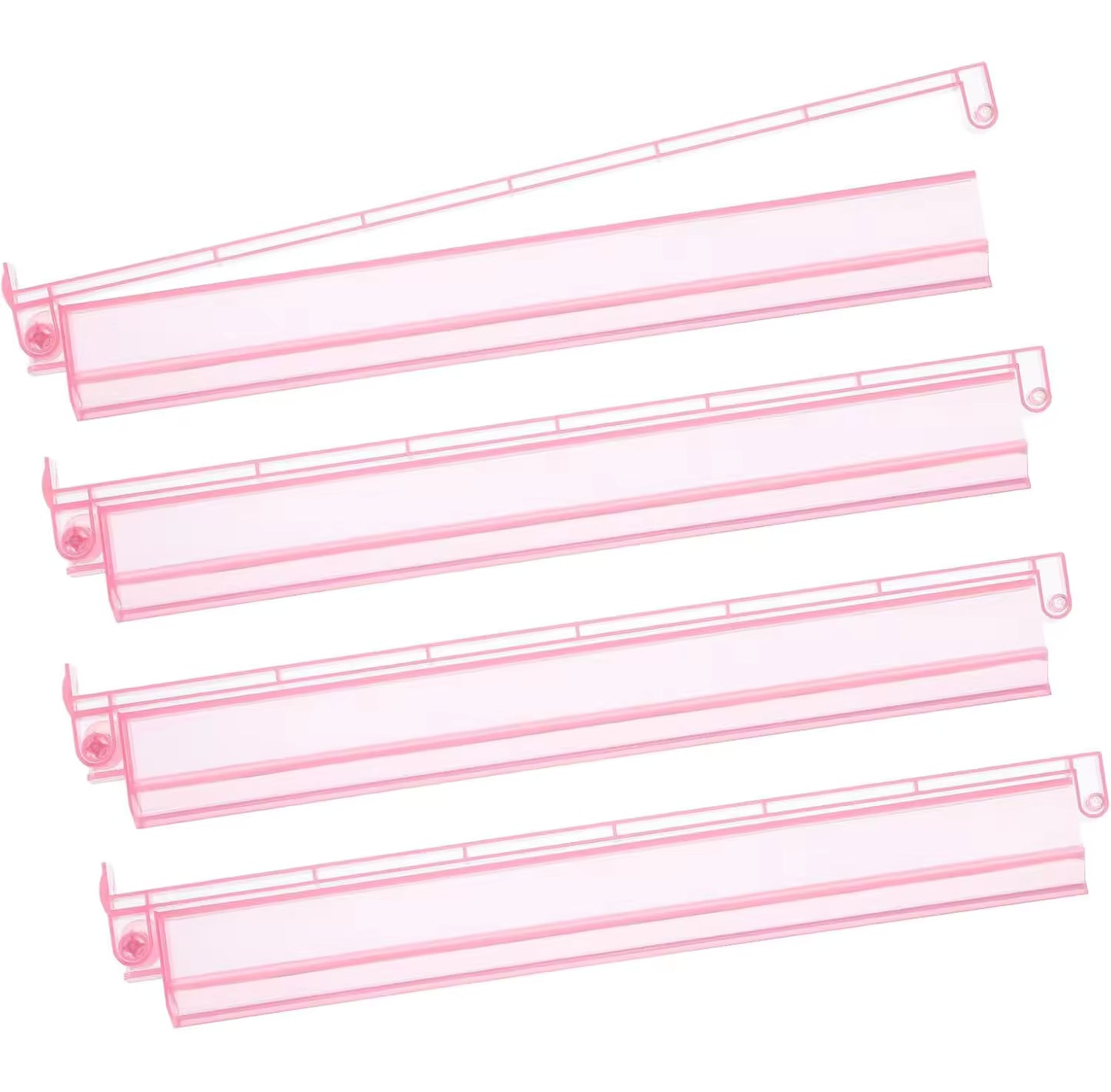 Valcrest™ Crystal Acrylic Mahjong Racks & Pushers – Set of 4