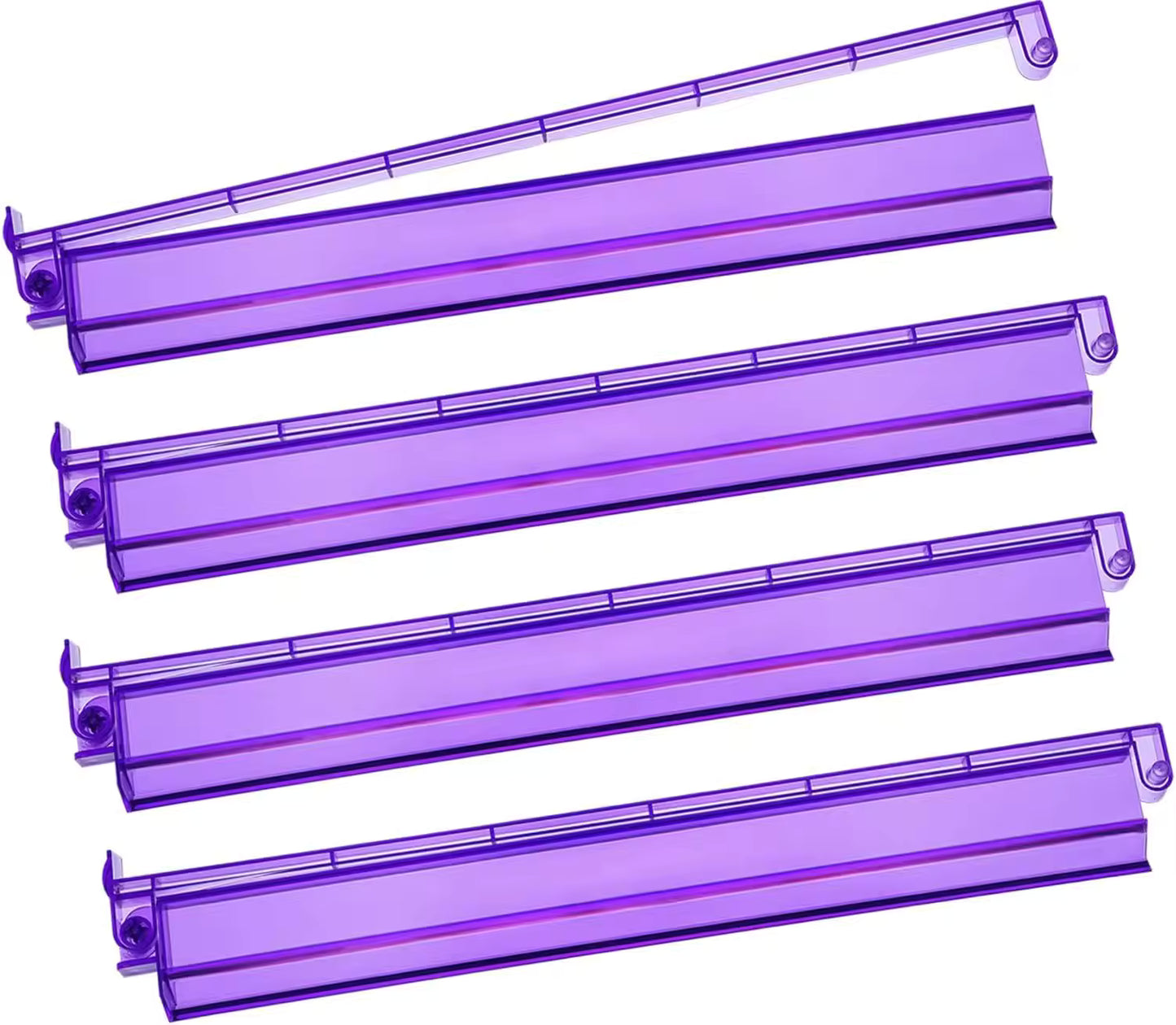 Valcrest™ Crystal Acrylic Mahjong Racks & Pushers – Set of 4