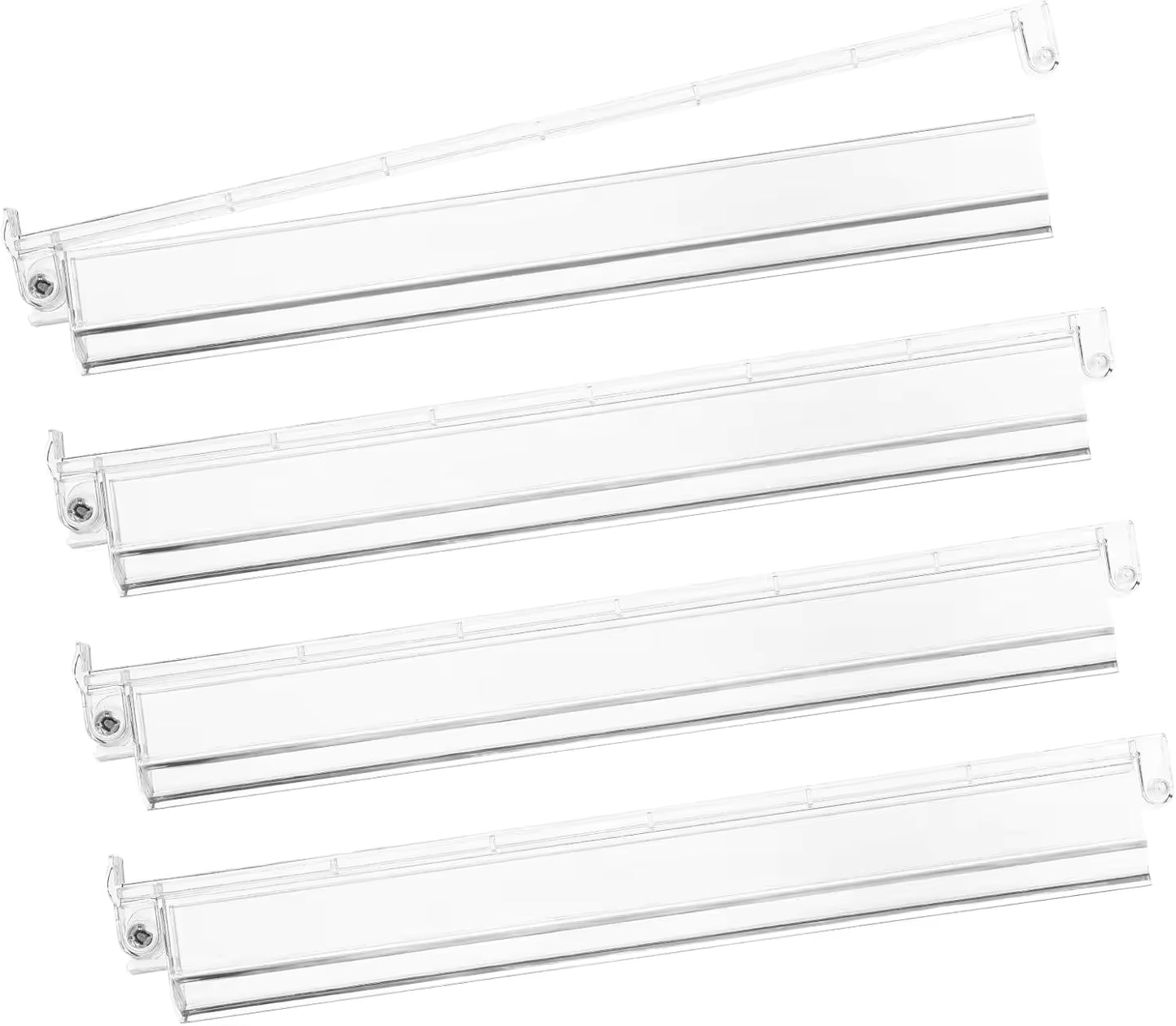 Valcrest™ Crystal Acrylic Mahjong Racks & Pushers – Set of 4