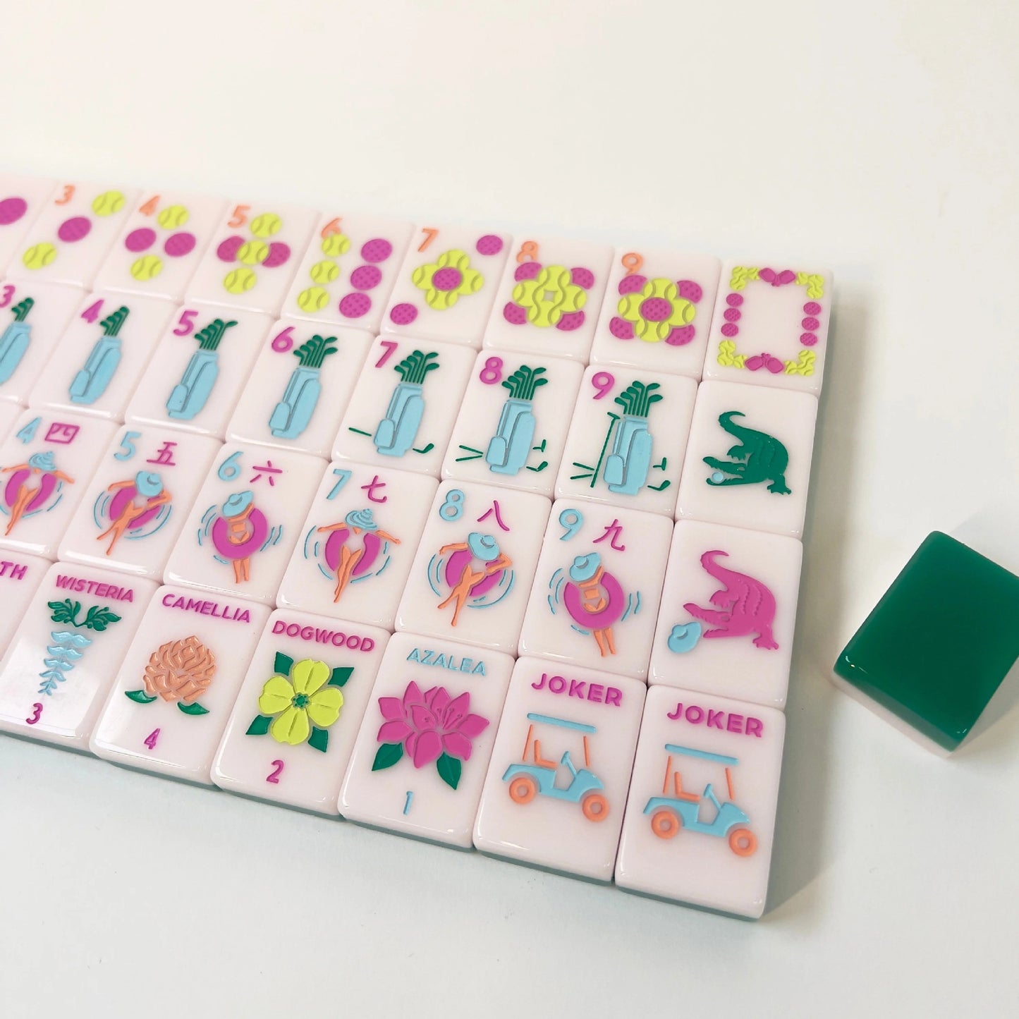 Valcrest™ Clubhouse Pink American Mahjong Set – 160 Tiles