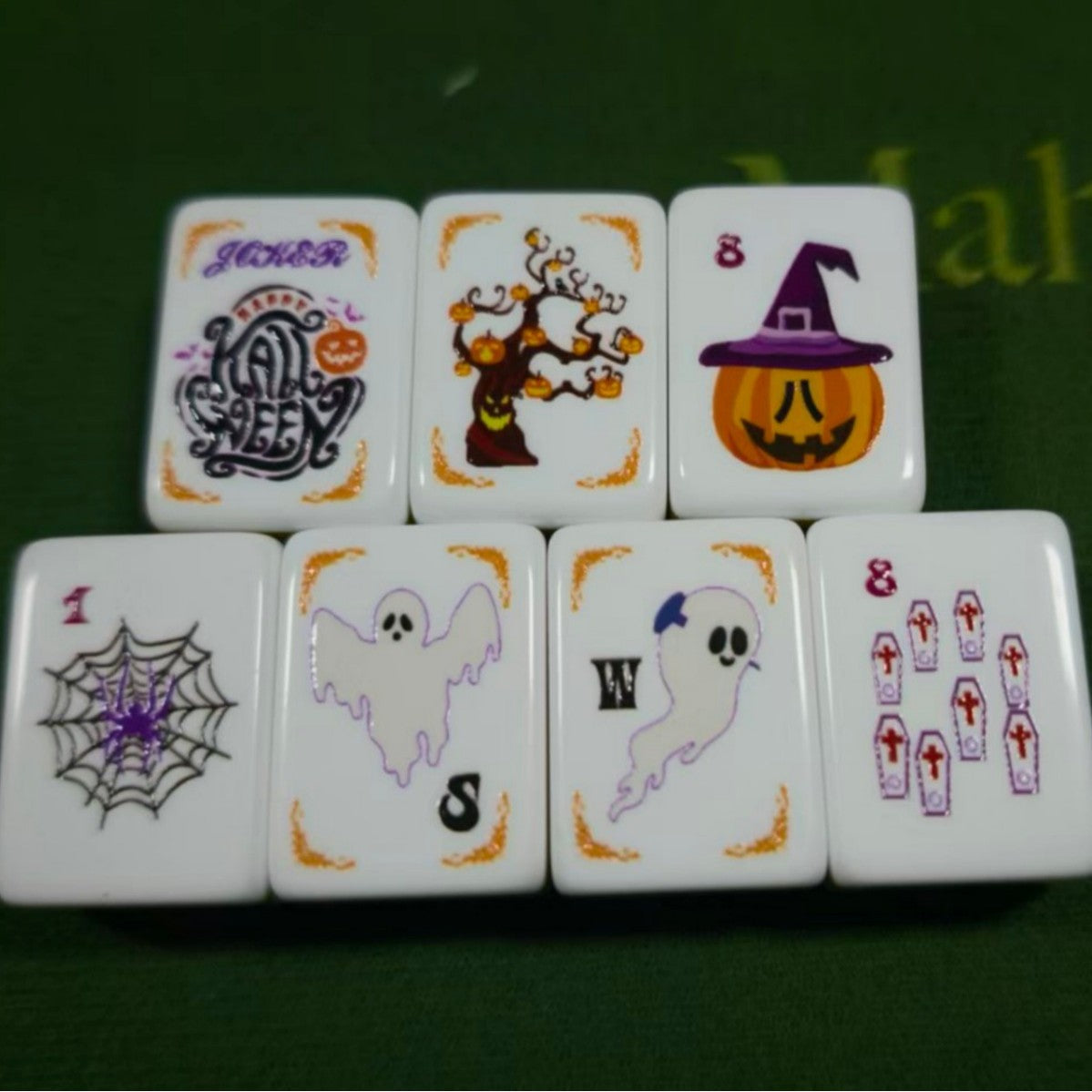 Valcrest™ Halloween Nights American Mahjong Set – 160 Tiles