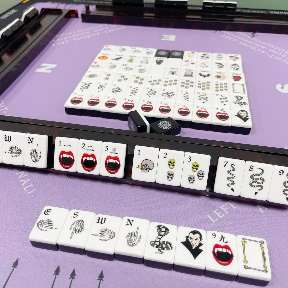 Valcrest™ Halloween Haunt American Mahjong Set – 160 Tiles