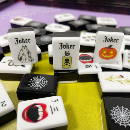 Valcrest™ Halloween Haunt American Mahjong Set – 160 Tiles