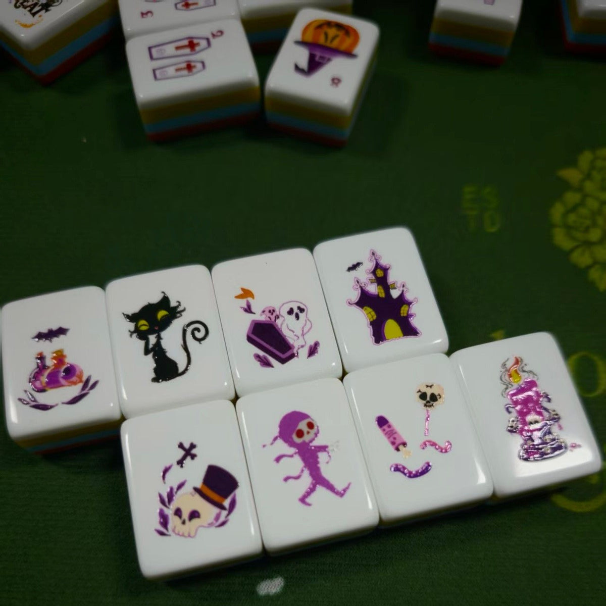 Valcrest™ Halloween Nights American Mahjong Set – 160 Tiles