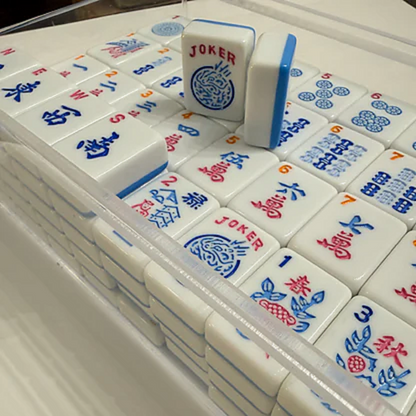 Valcrest™ Blue Pop American Mahjong Set – 166 Tiles