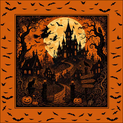 Valcrest™ Halloween American Mahjong Table Mat – Multiple Designs