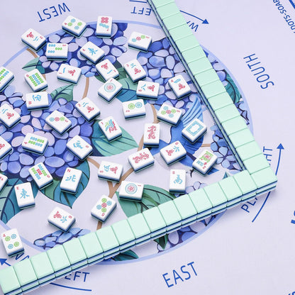Valcrest™ Mint Stripe American Mahjong Set – 166 Tiles
