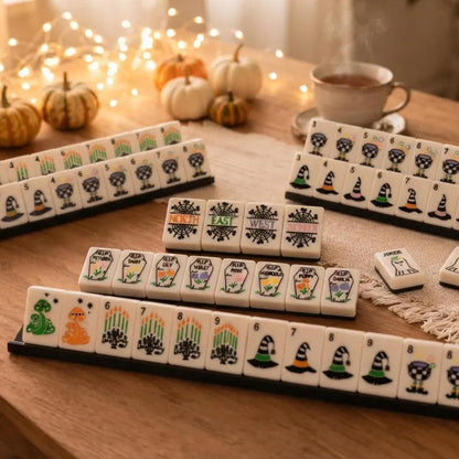 Valcrest™ Ghostly Nights American Mahjong Set – 160 Tiles
