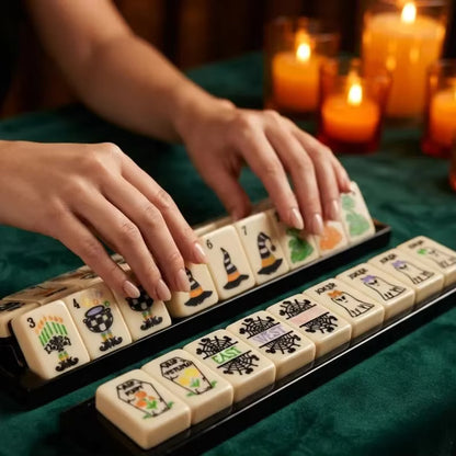 Valcrest™ Ghostly Nights American Mahjong Set – 160 Tiles