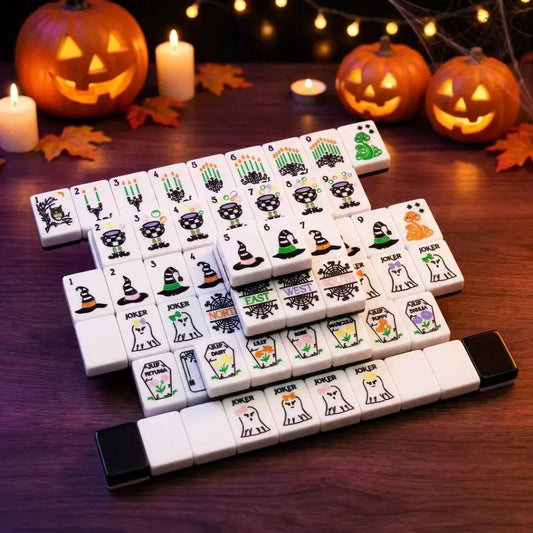 Valcrest™ Ghostly Nights American Mahjong Set – 160 Tiles