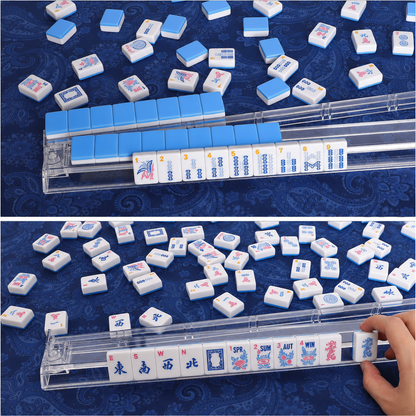 Valcrest™ Blue Pop American Mahjong Set – 166 Tiles