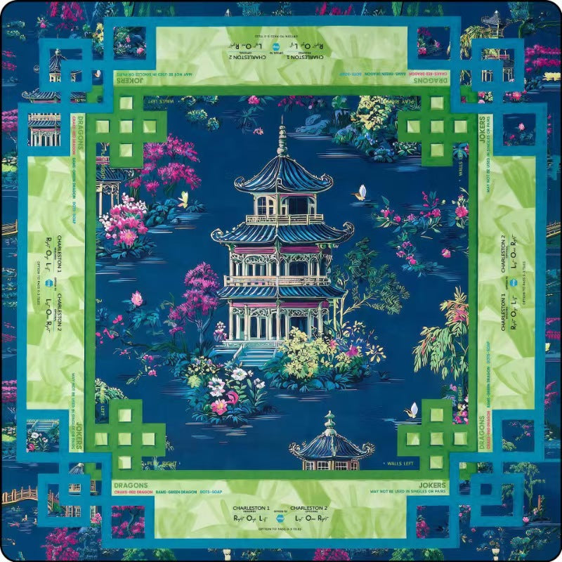 Valcrest™ Washable Non-Slip American Mahjong Table Mat – Multiple Designs