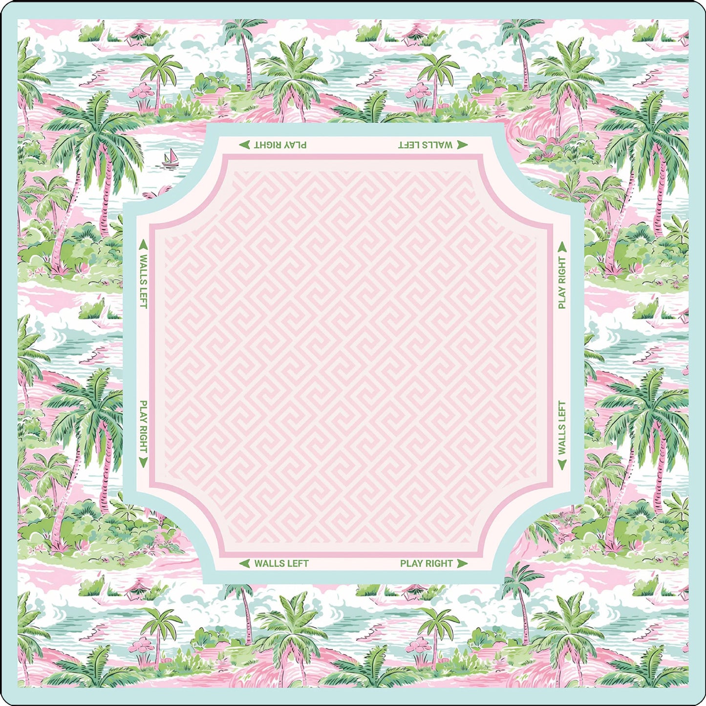 Valcrest™ Washable Non-Slip American Mahjong Table Mat – Multiple Designs