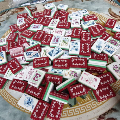 Valcrest™ Garden Letters American Mahjong Set – 160 Tiles