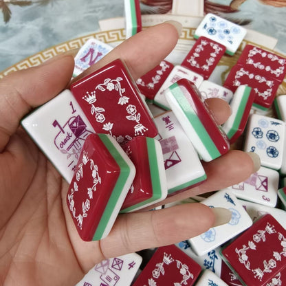 Valcrest™ Garden Letters American Mahjong Set – 160 Tiles