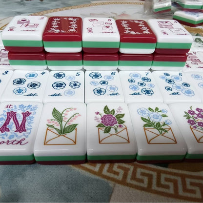 Valcrest™ Garden Letters American Mahjong Set – 160 Tiles