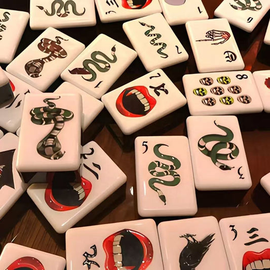 Valcrest™ Halloween Haunt American Mahjong Set – 160 Tiles
