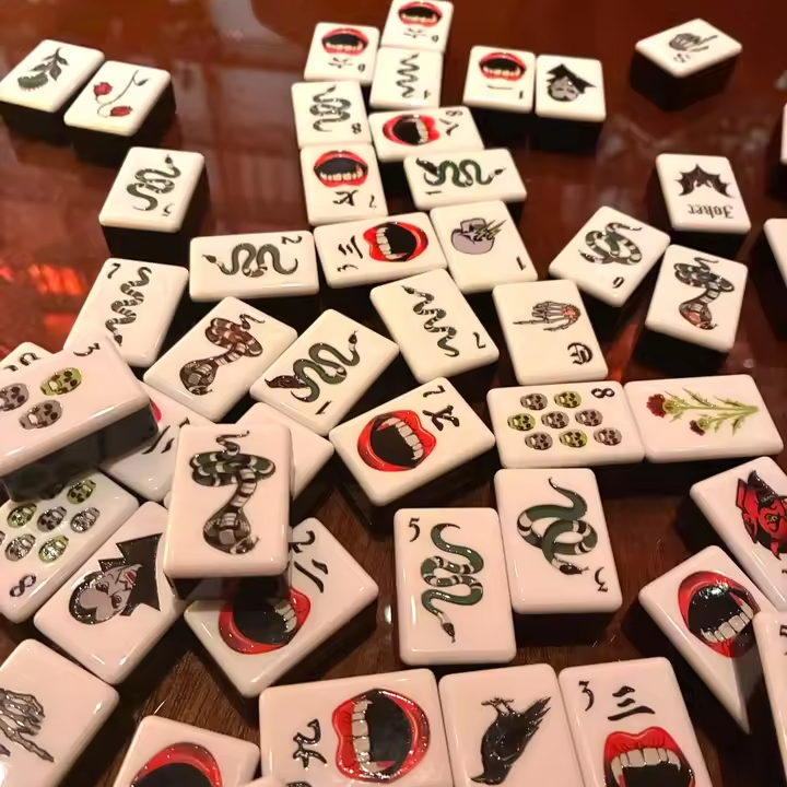 Valcrest™ Halloween Haunt American Mahjong Set – 160 Tiles