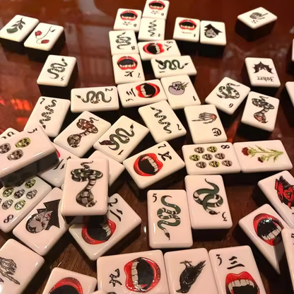 Valcrest™ Halloween Haunt American Mahjong Set – 160 Tiles