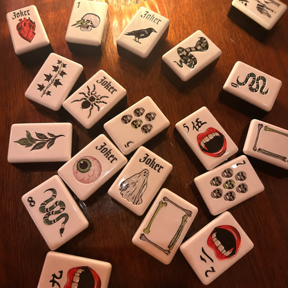 Valcrest™ Halloween Haunt American Mahjong Set – 160 Tiles