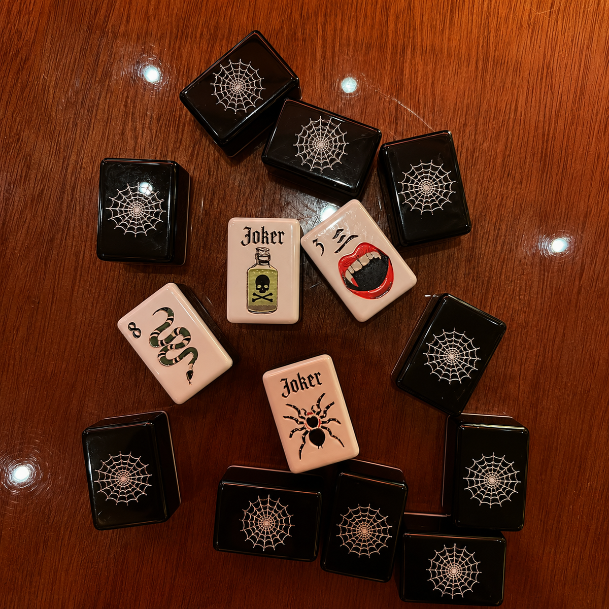Valcrest™ Halloween Haunt American Mahjong Set – 160 Tiles