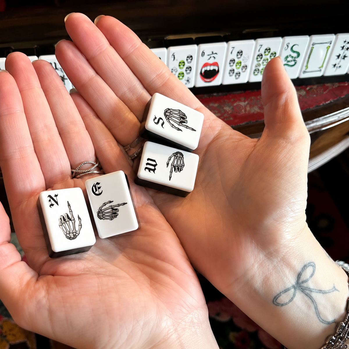 Valcrest™ Halloween Haunt American Mahjong Set – 160 Tiles