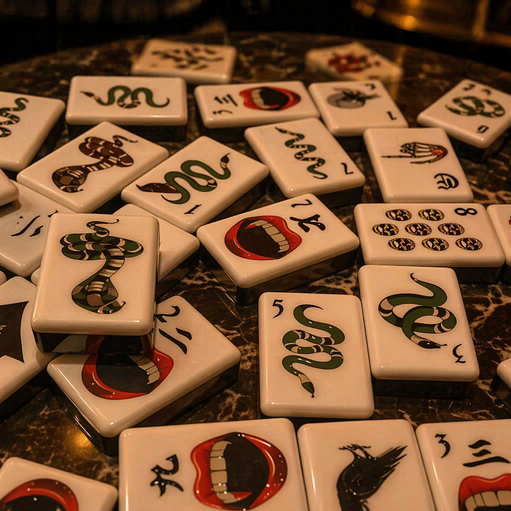 Valcrest™ Halloween Haunt American Mahjong Set – 160 Tiles