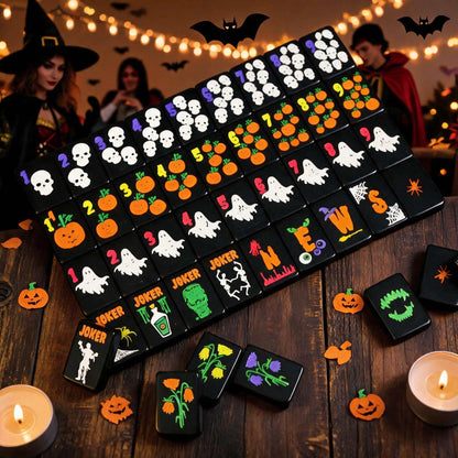 Valcrest™ Halloween After Dark American Mahjong Set – 160 Tiles