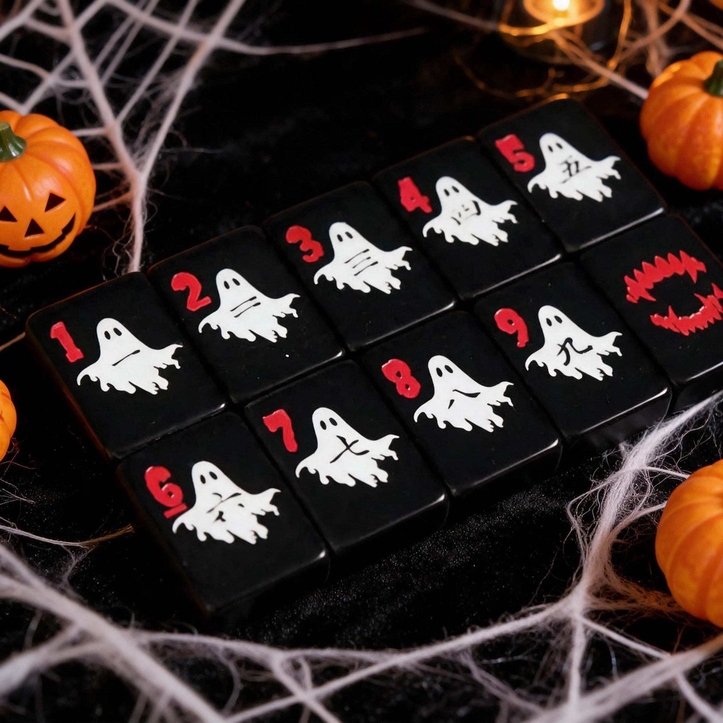 Valcrest™ Halloween After Dark American Mahjong Set – 160 Tiles