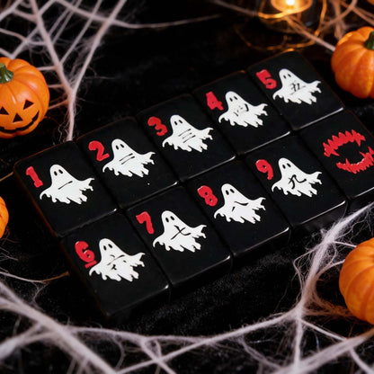 Valcrest™ Halloween After Dark American Mahjong Set – 160 Tiles