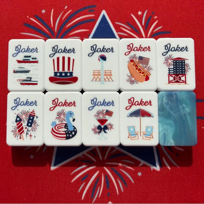 Valcrest™ America 250 Commemorative American Mahjong Set – 160 Tiles