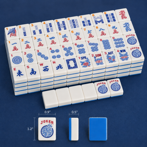 Valcrest™ Blue Pop American Mahjong Set – 160 Tiles