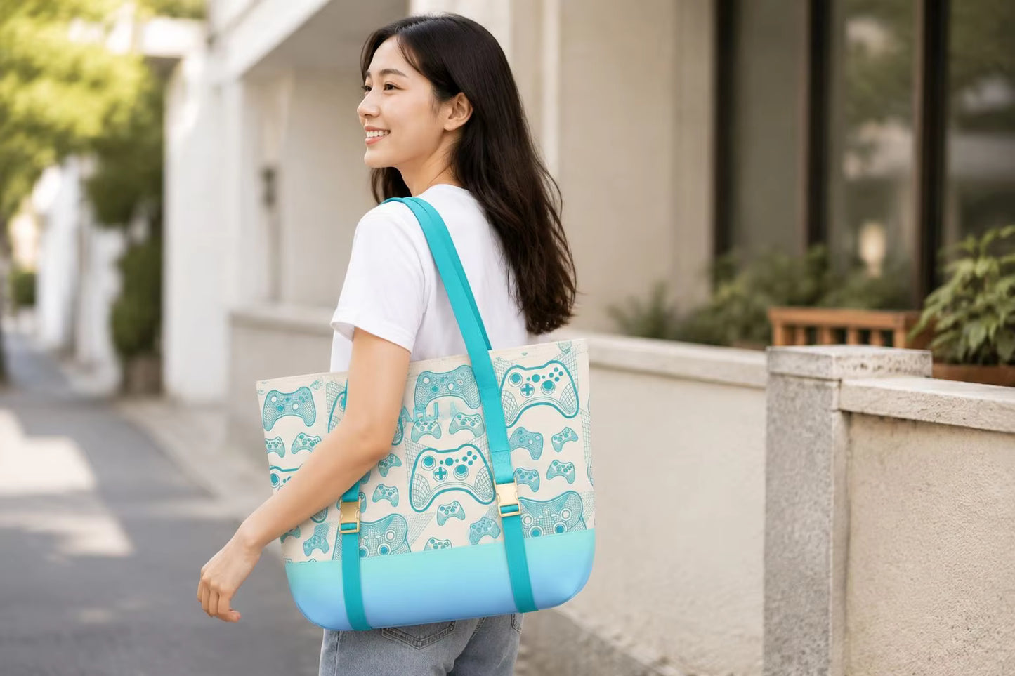 Valcrest™ Playful Prints American Mahjong Carry Bag Set – 3 Pieces
