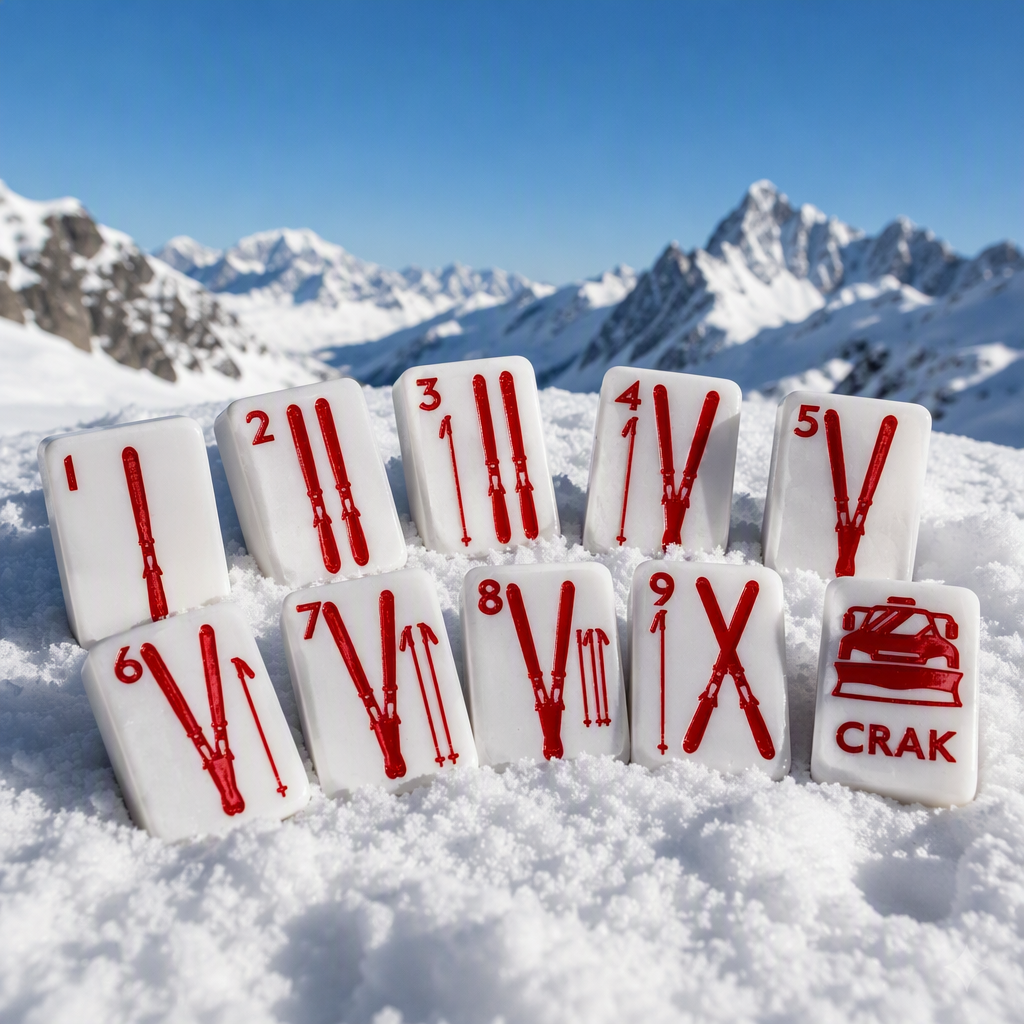Valcrest™ Let It Snow American Mahjong Set – 160 Tiles