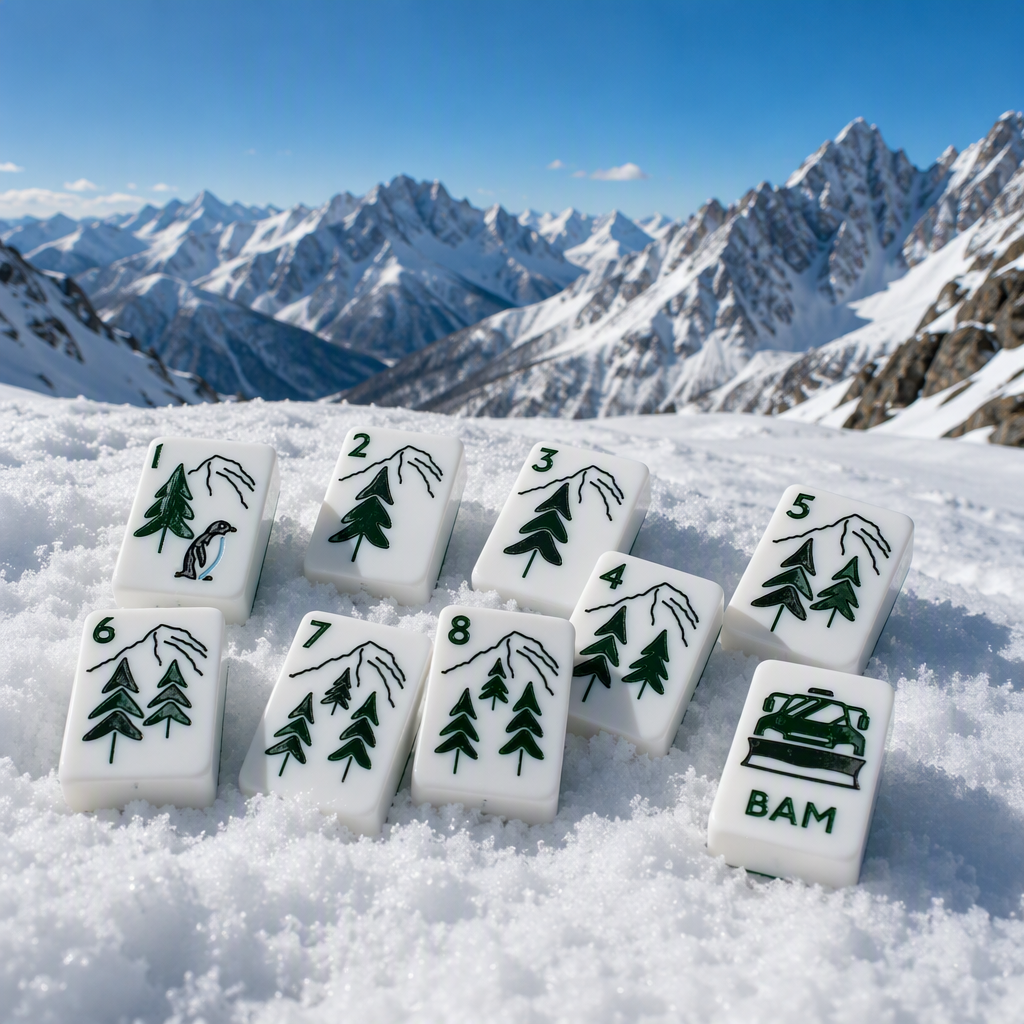 Valcrest™ Let It Snow American Mahjong Set – 160 Tiles