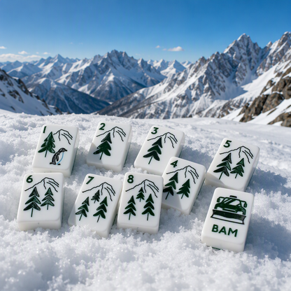 Valcrest™ Let It Snow American Mahjong Set – 160 Tiles