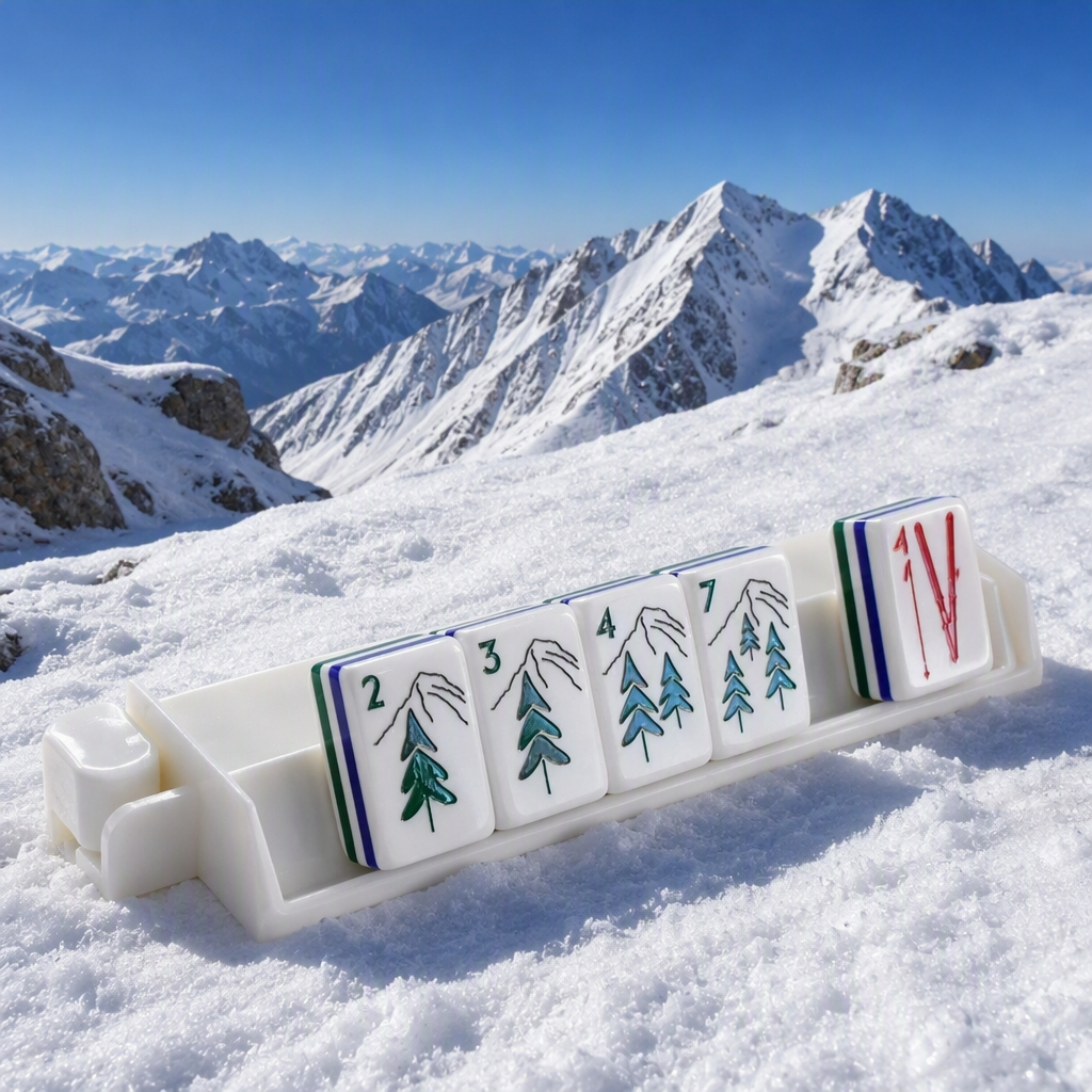 Valcrest™ Let It Snow American Mahjong Set – 160 Tiles