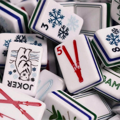 Valcrest™ Let It Snow American Mahjong Set – 160 Tiles