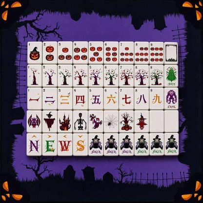 Valcrest™ Spiderweb Twilight American Mahjong Set – 160 Tiles