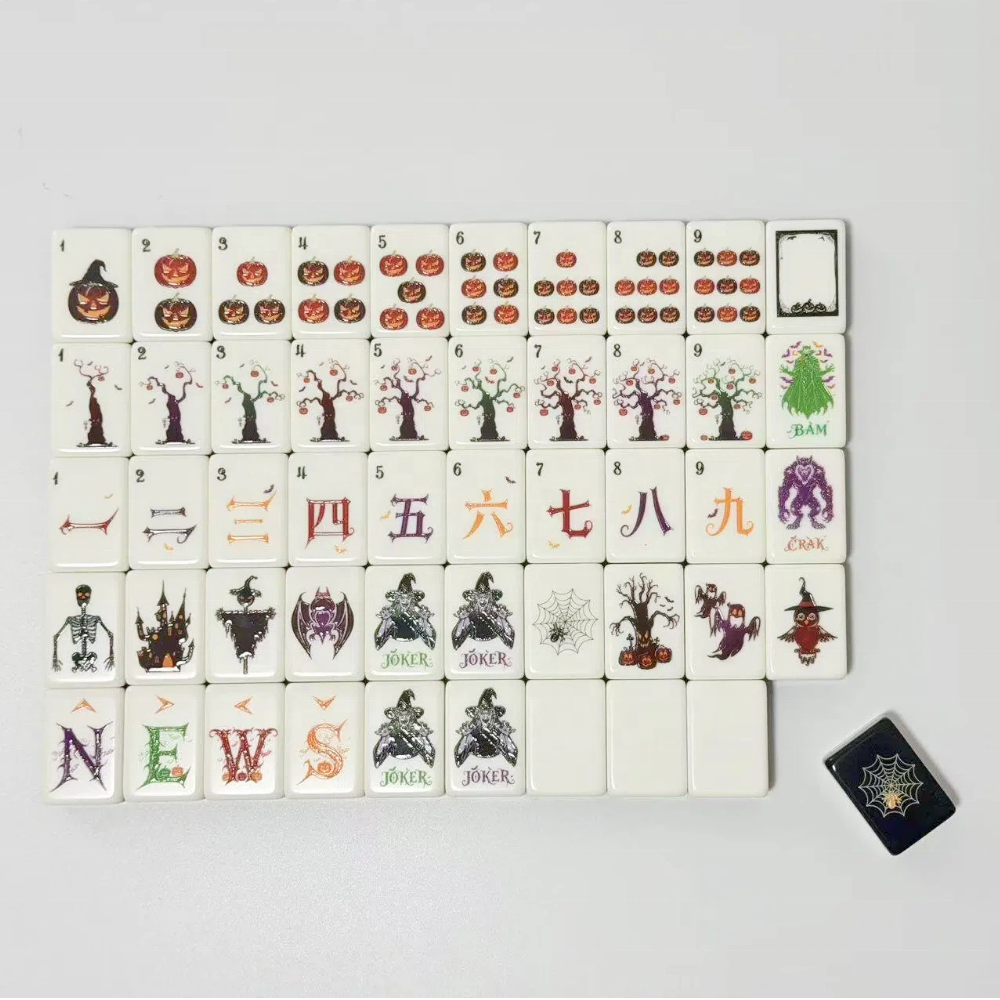 Valcrest™ Spiderweb Twilight American Mahjong Set – 160 Tiles