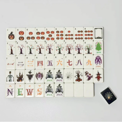 Valcrest™ Spiderweb Twilight American Mahjong Set – 160 Tiles