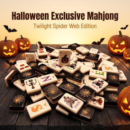 Valcrest™ Spiderweb Twilight American Mahjong Set – 160 Tiles