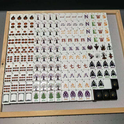 Valcrest™ Spiderweb Twilight American Mahjong Set – 160 Tiles